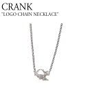 NN lbNX CRANK fB[X LOGO CHAIN NECKLACE S `F[ lbNX SILVER Vo[ ؍ANZT[ 301424702 ACC