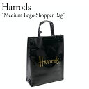 楽天1WEEK（ワンウィーク）【即納/国内発送】ハロッズ トートバッグ トート Harrods レディース PVC Medium Logo Shopper Bag pvc ミディアム シンプル ブランド 黒 ブラック CO-307891-R3 バッグ