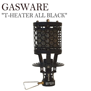 T-HEATER GASWARE ガスストーブ ストーブ ガスヒーター ヒーター ガスウェア ALL BLACK アウトドア ポータブルヒーター 簡易 持ち運び キャンプ レジャー バーベキュー おしゃれ スタイリッシュ モダン シンプル OD缶 黒 ブラック GKH-101 OTTD