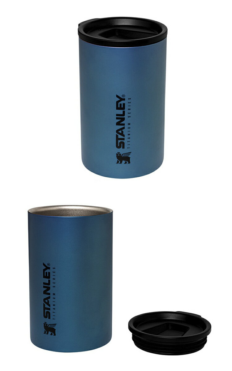 超軽量 スタンレー タンブラー マグボトル 水筒 容量295ml 約164g 持ち運び便利 保温2時間 保冷3時間 保冷凍10時間 チタン STANLEY Titanium Vacuum Multi Cup サンドブラスト 2387075/6 OTTD
