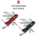 VICTORINOX ナイフ 万能ナイフ ビクトリノックス アウトライダー マルチツール 小型ナイフ はさみ ドライバー のこぎり コンパクト 小型 折りたたみ アウトドア キャンプ レジャー 登山 軽量 RED レッド BLACK ブラック 0.8513/3 OTTD 【製品情報】 製品サイズ ： (ハンドル)111mm / (高さ)21.5mm 素材 : ポリミアド 重量 : 約156g 【ツール】 1.ラージブレード 2.ロック付きせん抜き 3.ワイヤーストリッパー 4.マイナスドライバー 7.5mm 5.のこぎり 6.カン切り 7.マイナスドライバー 3mm 8.リーマー（穴あけ） 9.コルクせん抜き 10.プラスドライバー（フィリップス型0/1） 11.はさみ 12.ピンセット 13.つまようじ 14.キーリング ※当商品の使用による事故や破損につきましては一切の補償/責任を負いかねます。※目的用途(キャンプ、登山、レジャー等)以外での所持は法に触れる場合がございます。いかなる場合でも責任を負いかねます。※お客様のご覧になられますパソコン機器及びモニタの設定及び出力環境、 また撮影時の照明等で、実際の商品素材の色と相違する場合もありますのでご了承下さい。商品紹介 VICTORINOX ナイフ 万能ナイフ ビクトリノックス アウトライダー マルチツール 小型ナイフ はさみ ドライバー のこぎり コンパクト 小型 折りたたみ アウトドア キャンプ レジャー 登山 軽量 RED レッド BLACK ブラック 0.8513/3 OTTD マルチスツールを中心とした幅広い刃物商品を作り出すスイスのパイオニアブランド、VICTORINOX（ビクトリノックス）。 14種類の幅広い機能がついたアウトドアやキャンプなどで大活躍するマルチツールです。 コンパクトに収納が可能で、キーホルダーも付属しており持ち運びにも便利な仕様。 ハサミやドライバーの機能も付いており、災害時や緊急時などにも役に立つ優れもの。 野外で使用できるツールが取り揃っています。 アウトドアの際に持っていればすぐに大活躍してくれることでしょう。 ※当商品の使用による事故や破損につきましては一切の補償/責任を負いかねます。※目的用途(キャンプ、登山、レジャー等)以外での所持は法に触れる場合がございます。いかなる場合でも責任を負いかねます。※お客様のご覧になられますパソコン機器及びモニタの設定及び出力環境、 また撮影時の照明等で、実際の商品素材の色と相違する場合もありますのでご了承下さい。 商品仕様 商品名 VICTORINOX ナイフ 万能ナイフ ビクトリノックス アウトライダー マルチツール 小型ナイフ はさみ ドライバー のこぎり コンパクト 小型 折りたたみ アウトドア キャンプ レジャー 登山 軽量 RED レッド BLACK ブラック 0.8513/3 OTTD カラー レッド、ブラック 素材 ポリミアド ※ご注意（ご購入の前に必ずご一読下さい。） ※ ・こちらの商品はお取り寄せ商品の為、発送までに5〜10営業日程お時間をいただきます。 そのためご購入後、ご指定頂きましたお日にちに間に合わせることができない場合もございます。 ・WEB上で「在庫あり」となっている商品につきましても、複数店舗で在庫を共有しているため「欠品」となってしまう場合がございます。 在庫切れ・発送遅れの場合、迅速にご連絡、返金手続きをさせて頂きます。 ご連絡はメールにて行っておりますので、予めご了承下さいませ。 当ショップからのメール受信確認をお願い致します。 （本サイトからメールが送信されます。ドメイン指定受信設定の際はご注意下さいませ。） ・こちらの商品はお取り寄せとなるためご注文完了後、お客様都合でのキャンセル・返品・交換に応じることが出来ません。