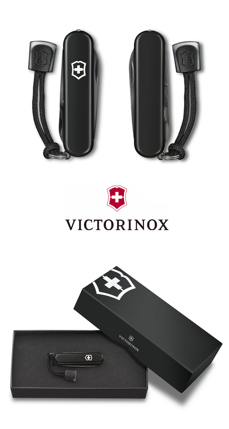 VICTORINOX ナイフ 万能ナイフ 十徳ナイフ ビクトリノックス 正規品 シグネチャー ライト オニキス ブラック マルチツール 多機能 小型 軽量 コンパクト 折りたたみ スイス製 キャンプ LEDライト ボールペン レジャー 登山 釣り 料理 ブラック 0.6226.31P アウトドア OTTD