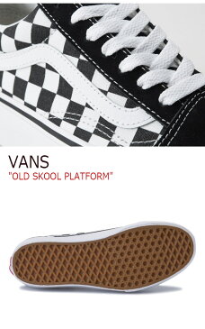 バンズ オールドスクール VANS レディース OLDSKOOL PLATFORM プラットフォーム (Checkerboard)Black White チェッカーボード 厚底 VN0A3B3UHRK シューズ