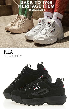 フィラ ディスラプター スニーカー FILA メンズ レディース DISRUPTOR 2 ディスラプター2 BLACK ブラック FS1HTA1078X FS1HTB1078X シューズ