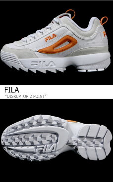 フィラ ディスラプター スニーカー FILA メンズ レディース DISRUPTOR 2 POINT ディスラプター2ポイント ORANGE オレンジ FS1HTA3082X シューズ