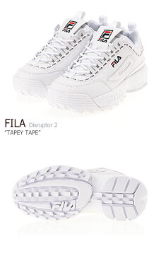 フィラ ディスラプター スニーカー FILA メンズ レディース DISRUPTOR 2 TAPEY TAPE テーピー テープ WHITE ホワイト FS1HTB1091X FS1HTA3091X FLFL8F3U06 シューズ