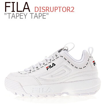 フィラ ディスラプター スニーカー FILA メンズ レディース DISRUPTOR 2 TAPEY TAPE テーピー テープ WHITE ホワイト FS1HTB1091X FS1HTA3091X FLFL8F3U06 シューズ