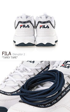 フィラ ディスラプター スニーカー FILA メンズ レディース DISRUPTOR 2 TAPEY TAPE テーピー テープ WHITE NAVY ホワイト ネイビー FS1HTA3093X シューズ