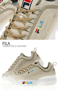 フィラ ディスラプター スニーカー FILA メンズ レディース DISRUPTOR 2 WASHING ディスラプター2ウォッシング GRAY グレー FS1HTA3112X FLFL9S1U21 シューズ