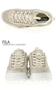 フィラ ディスラプター2 スニーカー FILA メンズ レディース DISRUPTOR 2 WASHING ディスラプター2ウォッシング GRAY グレー FS1HTA3113X シューズ