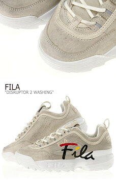 フィラ ディスラプター2 スニーカー FILA メンズ レディース DISRUPTOR 2 WASHING ディスラプター2ウォッシング GRAY グレー FS1HTA3113X シューズ