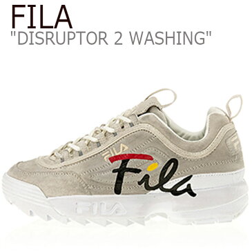 フィラ ディスラプター2 スニーカー FILA メンズ レディース DISRUPTOR 2 WASHING ディスラプター2ウォッシング GRAY グレー FS1HTA3113X シューズ