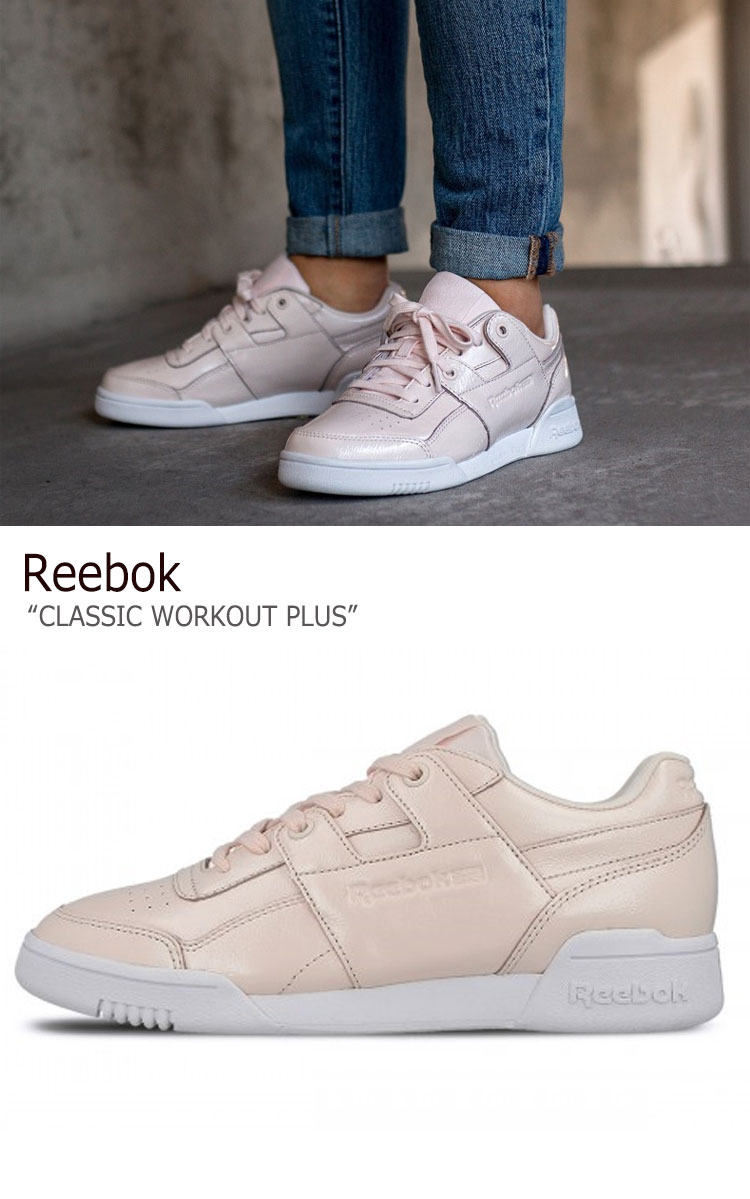 リーボック スニーカー REEBOK レディース CLASSIC WORKOUT PLUS クラシック ワークアウト プラス PINK ピンク CM8951 シューズ