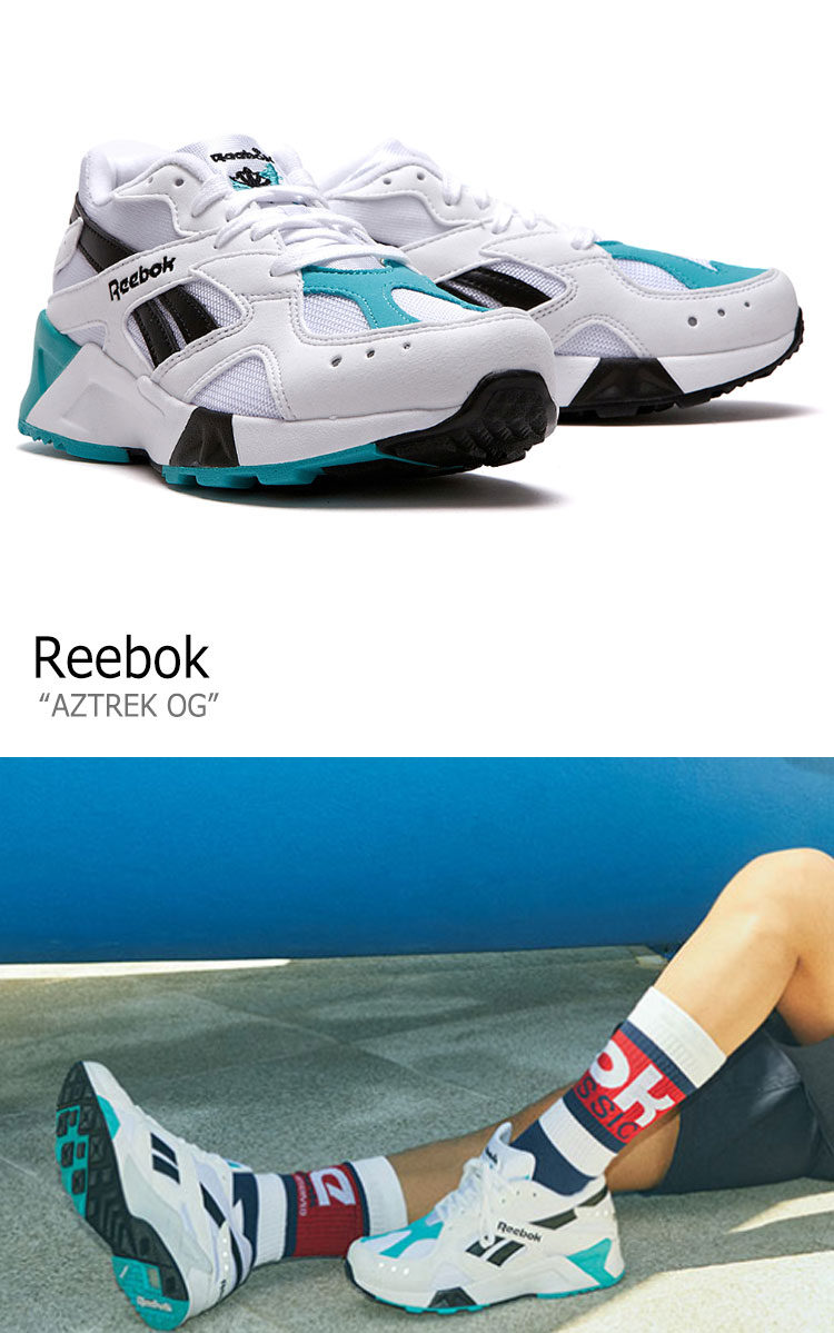 リーボック スニーカー REEBOK メンズ レディース AZTREK OG アズトレックOG WHITE ホワイト BLUE ブルー CN7067 RBKCN7067 FLRB8F3U04 シューズ