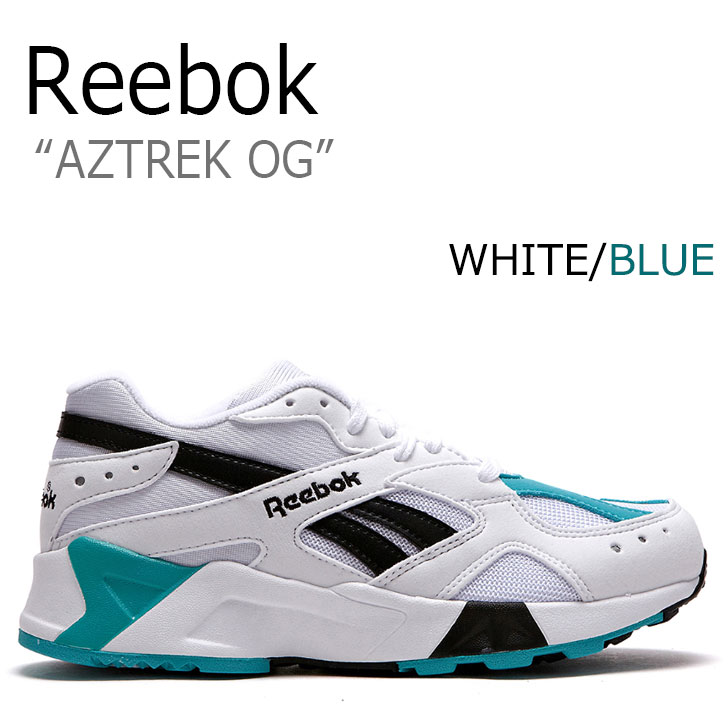 リーボック スニーカー REEBOK メンズ レディース AZTREK OG アズトレックOG WHITE ホワイト BLUE ブルー CN7067 RBKCN7067 FLRB8F3U04 シューズ