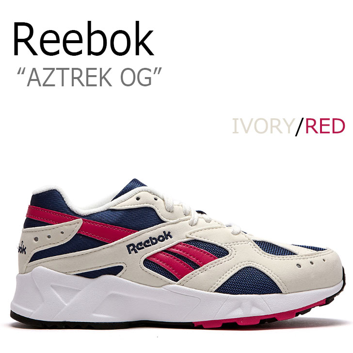 リーボック スニーカー REEBOK メンズ レディース AZTREK OG アズトレックOG IVORY アイボリー RED レッド CN7068 RBKCN7068 FLRB8F3U03 シューズ