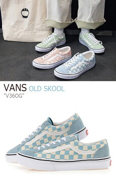 バンズ オールドスクール スニーカー メンズ レディース OLD SKOOL OG オールドスクールOG D.BLUE WHT CHK ブルー ホワイト チェック V36OG シューズ