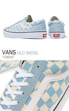 バンズ オールドスクール スニーカー メンズ レディース OLD SKOOL OG オールドスクールOG D.BLUE WHT CHK ブルー ホワイト チェック V36OG シューズ