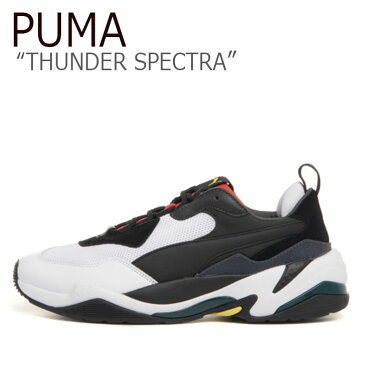 プーマ スニーカー PUMA メンズ レディース THUNDER SPECTRA サンダー スぺクトラ BLACK ブラック 36751607 PKI36751607 シューズ 【中古】未使用品