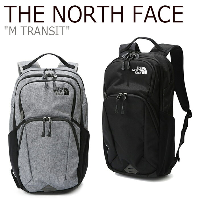 ノースフェイス バックパック THE NORTH FACE メンズ レディース M TRANSIT トランジット リュック MELANGE GREY BLACK グレー ブラック NM2DK06A/B バッグ 【中古】未使用品