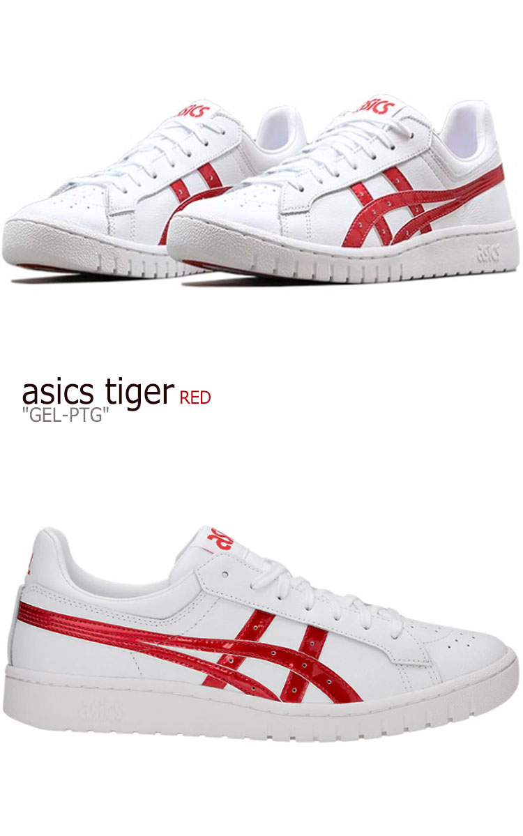 アシックスタイガー スニーカー asics tiger メンズ レディース GEL-PTG ゲル ポイントゲッター WHITE ホワイト RED レッド 1191A089-102 シューズ