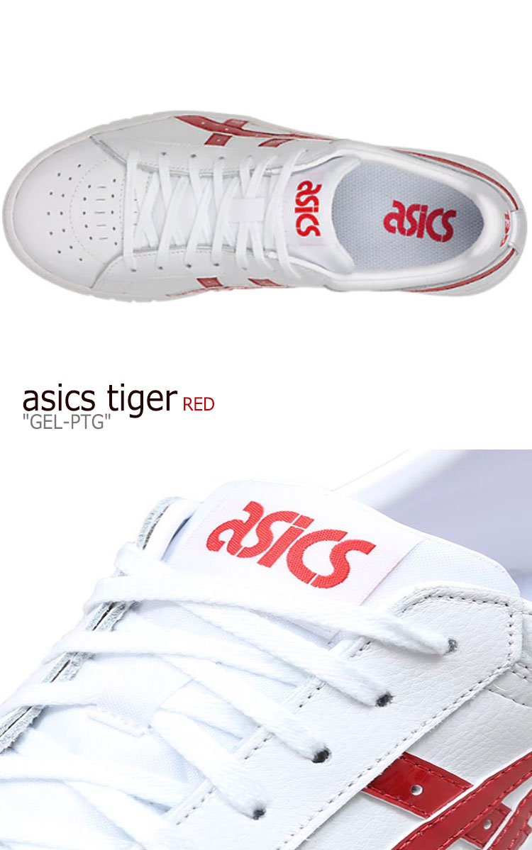 アシックスタイガー スニーカー asics tiger メンズ レディース GEL-PTG ゲル ポイントゲッター WHITE ホワイト RED レッド 1191A089-102 シューズ