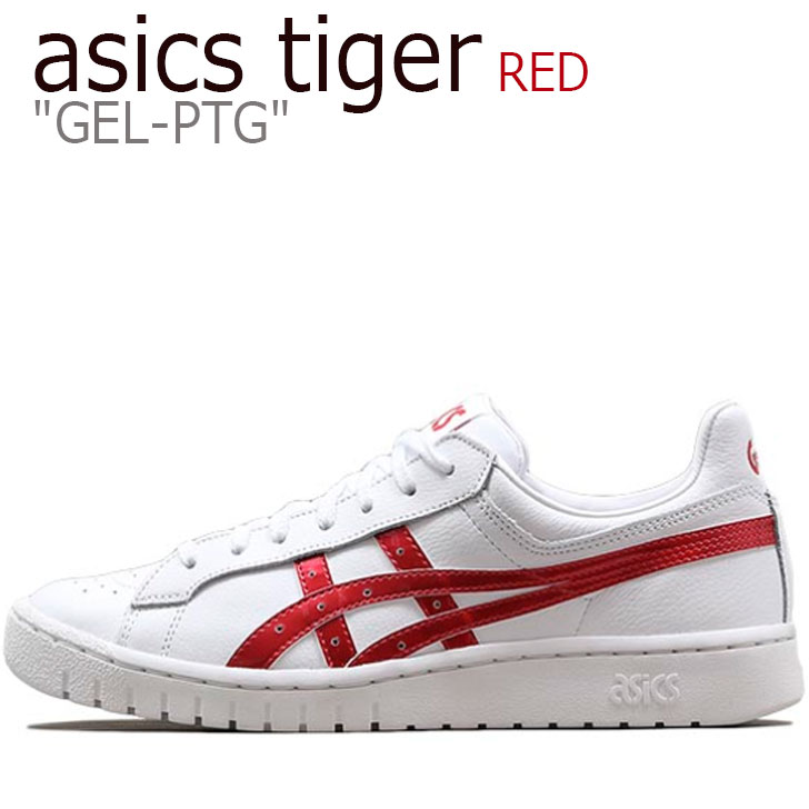 アシックスタイガー スニーカー asics tiger メンズ レディース GEL-PTG ゲル ポイントゲッター WHITE ホワイト RED レッド 1191A089-102 シューズ