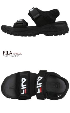 フィラ サンダル FILA メンズ レディース RAY TRACER SANDAL レイトレーサーサンダル BLACK ブラック FLFL9S2U73 FS1SIB2011X シューズ 【中古】未使用品