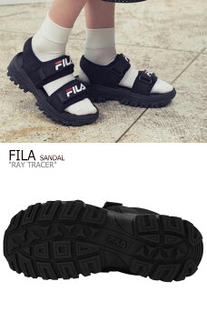 フィラ サンダル FILA メンズ レディース RAY TRACER SANDAL レイトレーサーサンダル BLACK ブラック FLFL9S2U73 FS1SIB2011X シューズ 【中古】未使用品