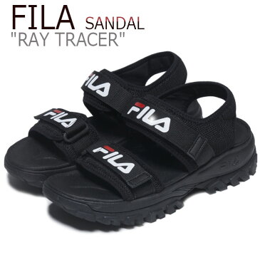 フィラ サンダル FILA メンズ レディース RAY TRACER SANDAL レイトレーサーサンダル BLACK ブラック FLFL9S2U73 FS1SIB2011X シューズ 【中古】未使用品