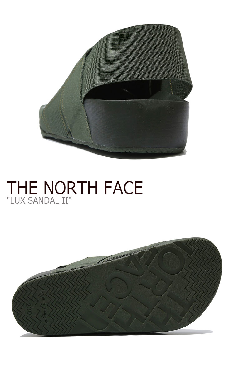 ノースフェイス サンダル THE NORTH FACE メンズ レディース LUX SANDAL II ラックス サンダル2 BLACK KHAKI ブラック カーキ NS98K05B/C NS98J05B NS98L35S シューズ 【中古】未使用品