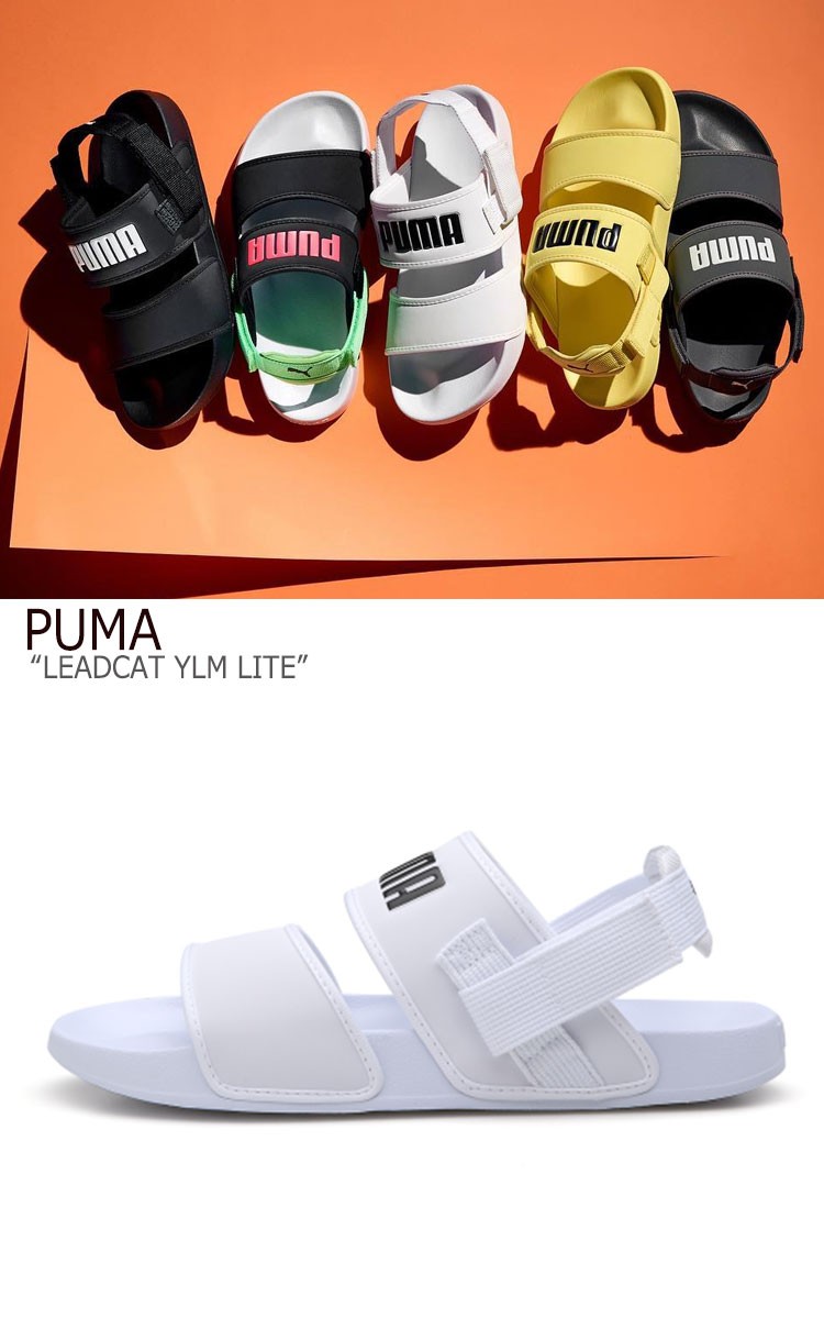 プーマ サンダル PUMA メンズ レディース PUMA×HYUNA LEADCAT YLM LITE リードキャット YLM ライト WHITE ホワイト 37073303 シューズ 【中古】未使用品