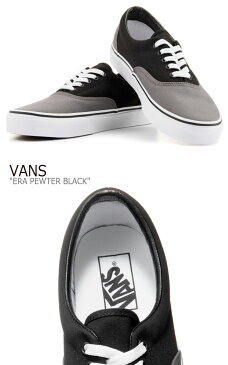 バンズ エラ スニーカー VANS メンズ レディース ERA PEWTER ピューター BLACK ブラック VN000EW4PBQ シューズ