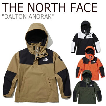 ノースフェイス ジャケット THE NORTH FACE メンズ レディース DALTON ANORAK ダルトン アノラック パーカー スクエアロゴ ボックスロゴ JET BLACK BEIGE ORANGE KHAKI ブラック ベージュ オレンジ カーキ NA4HK51J/K/L/M ウェア 【中古】未使用品