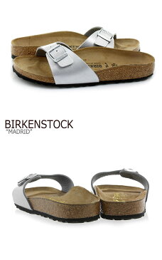 ビルケンシュトック サンダル BIRKENSTOCK レディース MADRID マドリッド SILVER シルバー 040413 シューズ 【中古】未使用品