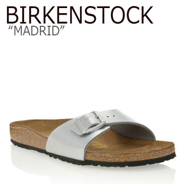 ビルケンシュトック サンダル BIRKENSTOCK レディース MADRID マドリッド SILVER シルバー 040413 シューズ 【中古】未使用品