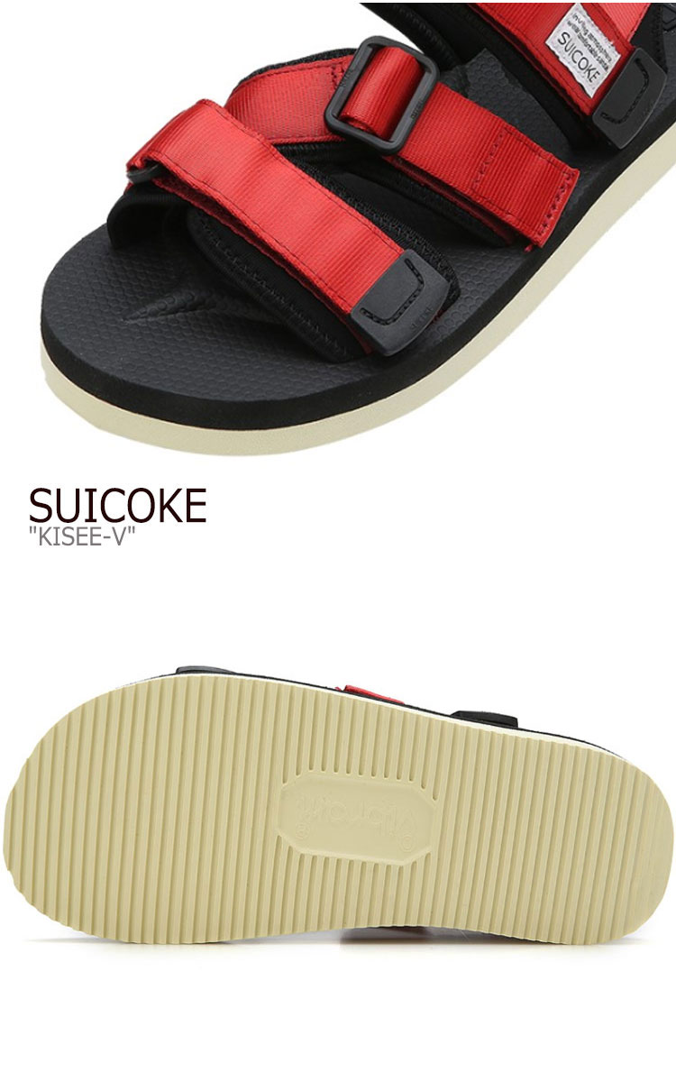 スイコック サンダル SUICOKE メンズ KISEE-V キシーV RED レッド S1404SN01RD シューズ