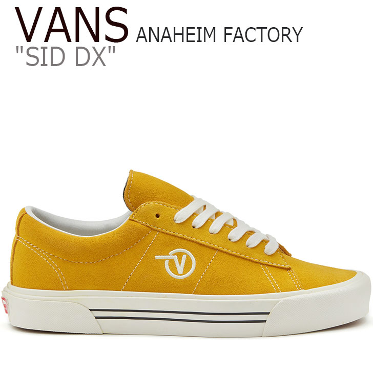 バンズ スニーカー VANS メンズ レディース FA19 ANAHEIM FACTORY SID DX アナハイム ファクトリー シド DX YELLOW イエロー VN0A4BTXXMC1 シューズ