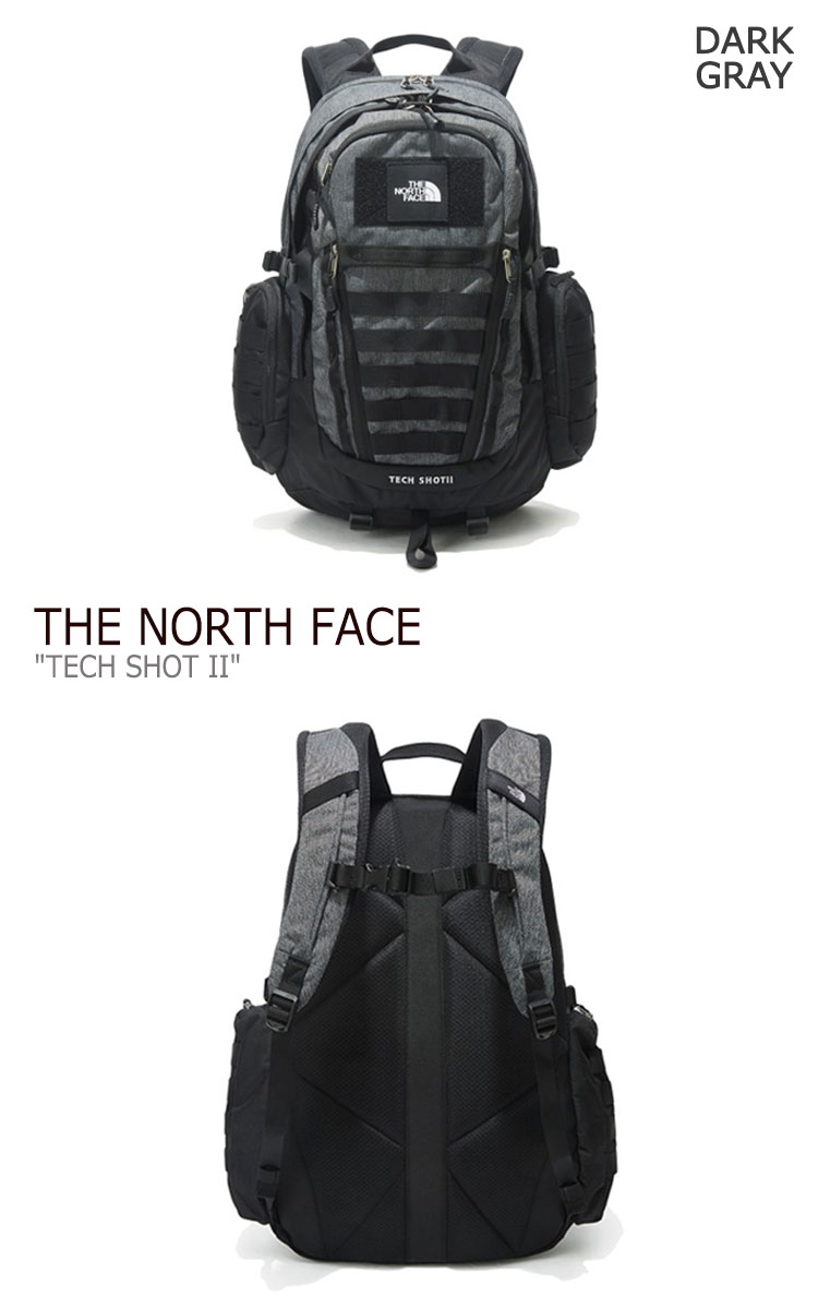 ノースフェイス バックパック THE NORTH FACE メンズ レディース TECH SHOT II テック ショット II DARK GRAY グレー BLACK ブラック NM2DL00A/B バッグ 【中古】未使用品