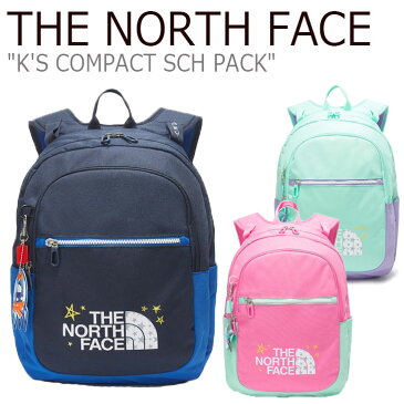 ノースフェイス バックパック THE NORTH FACE メンズ レディース K'S COMPACT SCH PACK コンパクト スクールパック NAVY ネイビー PINK ピンク ICE GREEN アイス グリーン NM2DL05R/S/T バッグ 【中古】未使用品