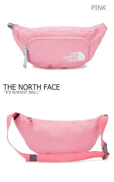 ノースフェイス ウエストポーチ THE NORTH FACE キッズ K'S N WAIST BAG L ウエストバッグ L BLACK PINK ブラック ピンク NN2HK51R/S バッグ 【中古】未使用品