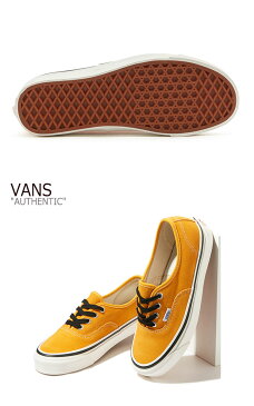 バンズ オーセンティック スニーカー VANS AUTHENTIC 44 DX HO19 ANAHEIM オーセンティック44 HO19アナハイム YELLOW イエロー VN0A38ENT7S シューズ