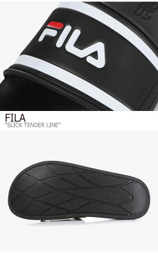 フィラ サンダル FILA メンズ レディース SLICK TENDER LINE スリック テンダー ライン BLACK ブラック 1SM00555-001 シューズ 【中古】未使用品
