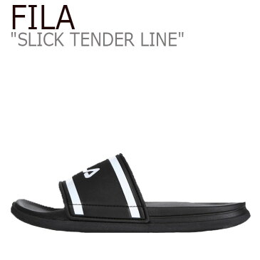 フィラ サンダル FILA メンズ レディース SLICK TENDER LINE スリック テンダー ライン BLACK ブラック 1SM00555-001 シューズ 【中古】未使用品