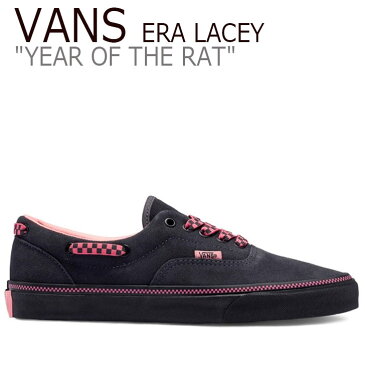 バンズ エラ スニーカー VANS レディース ERA LACEY YEARS OF THE RAT GREY エラレイシ— イヤー オブ ザ ラット GREY グレー VN0A4UUF06G1 シューズ