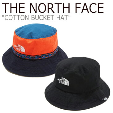 ノースフェイス バケットハット THE NORTH FACE メンズ レディース COTTON BUCKET HAT コットン バケット ハット NAVY ネイビー BLACK ブラック NE3HK53J/K ACC 【中古】未使用品