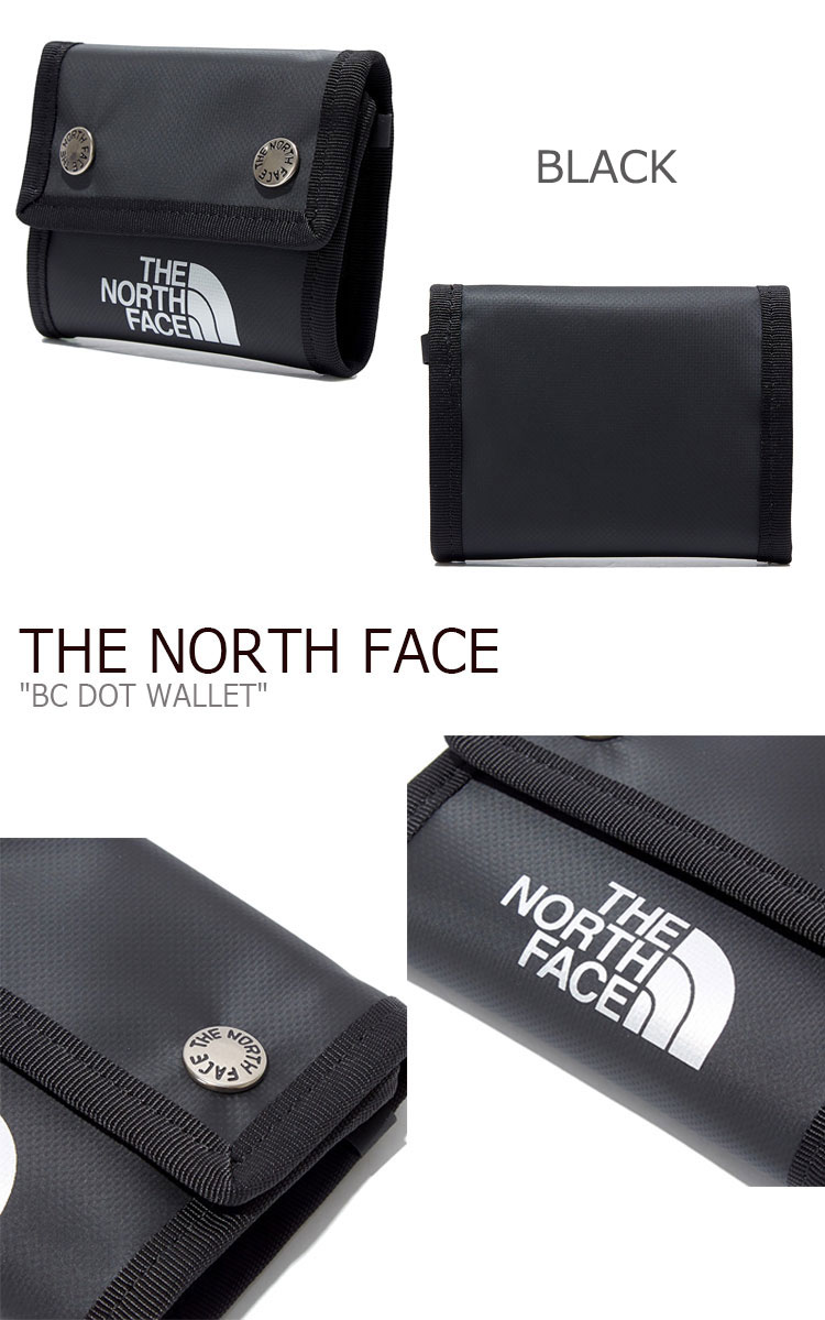 ノースフェイス 財布 THE NORTH FACE メンズ レディース BC DOT WALLET BCドット ウォレット BLACK PINK ブラック ピンク NN2PL20J/K ACC 【中古】未使用品