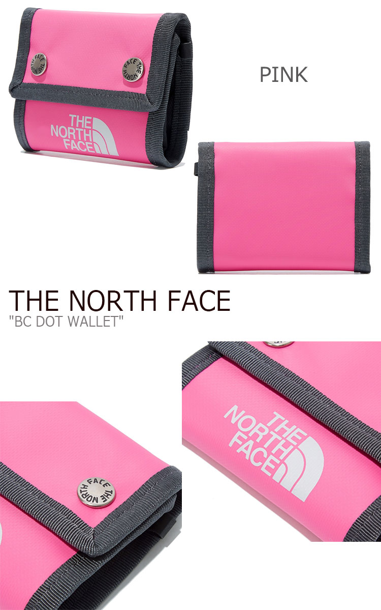 ノースフェイス 財布 THE NORTH FACE メンズ レディース BC DOT WALLET BCドット ウォレット BLACK PINK ブラック ピンク NN2PL20J/K ACC 【中古】未使用品