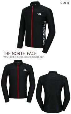 ノースフェイス 水着 THE NORTH FACE メンズ M'S SUPER AQUA RASHGUARD ZIP スーパー アクア ラッシュガード ジップアップ NAVY ネイビー BLACK ブラック NJ5JJ03A/C ウェア 【中古】未使用品