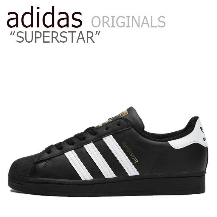 アディダス スーパースター スニーカー adidas メンズ レディース SUPERSTAR スーパースター BLACK ブラック WHITE ホワイト EG4959 シューズ 【中古】未使用品